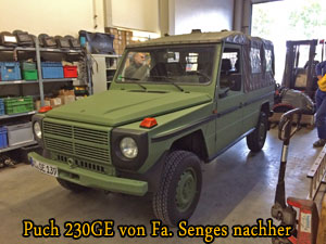 Puch 230 GE und MAN Kat1 LX40 von Firma Senges aus Stollberg
